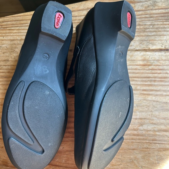 Wolky Mary Jane Clogs Women's Black‎ Leather Comfort Casual Size EU 40 (9 US) - Picture 6 of 11